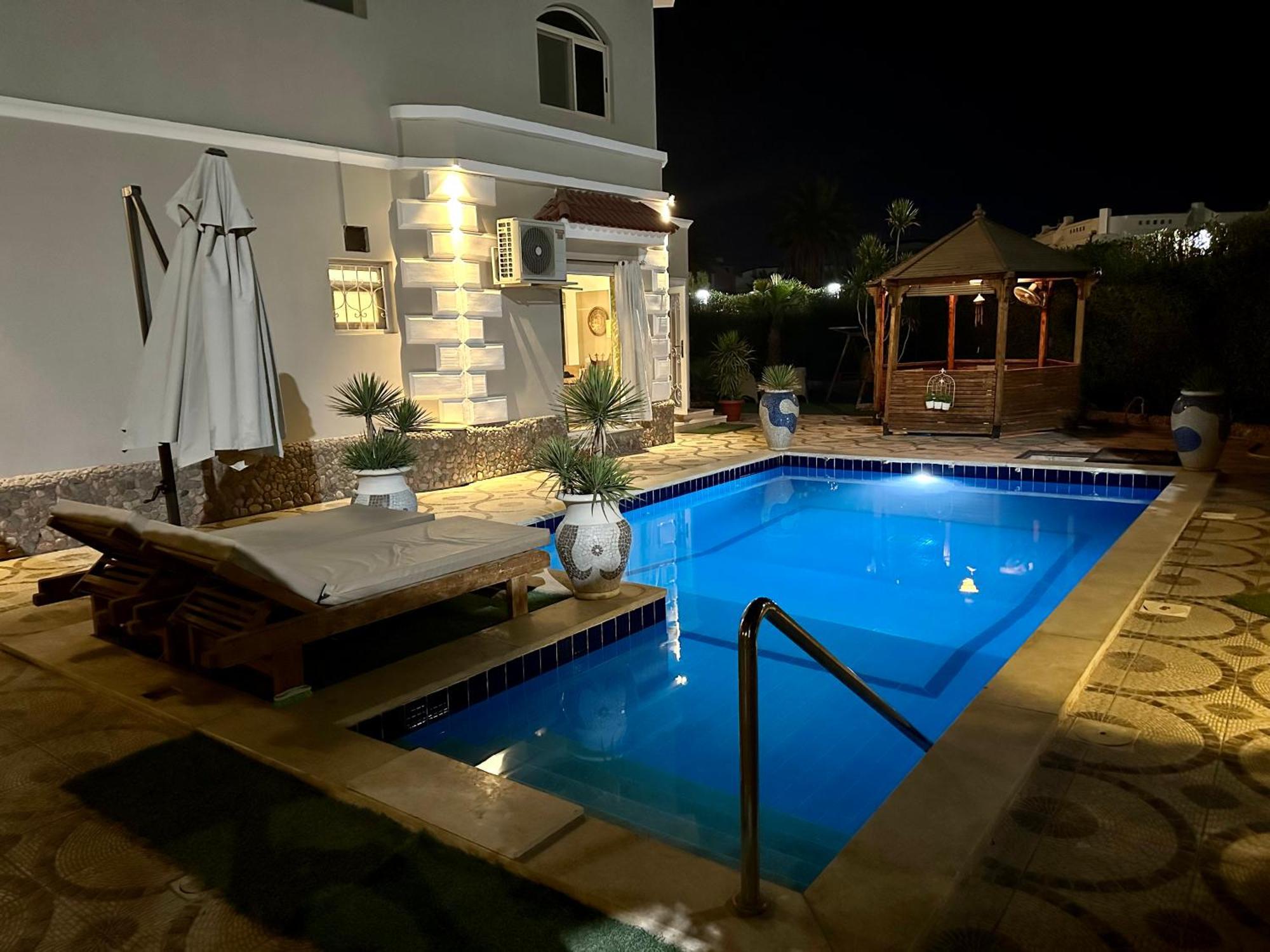Ground Floor Apartment In Villa With Private Pool And Private Garden Hurghada Exterior foto